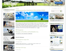 Tablet Screenshot of nachhaltig-einkaufen.de